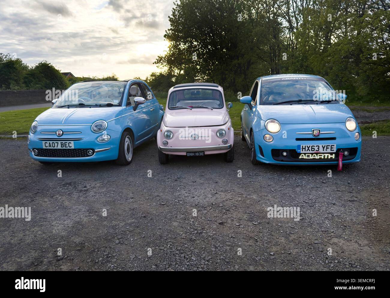 Abarth fiat 500 hi-res stock photography and images - Alamy