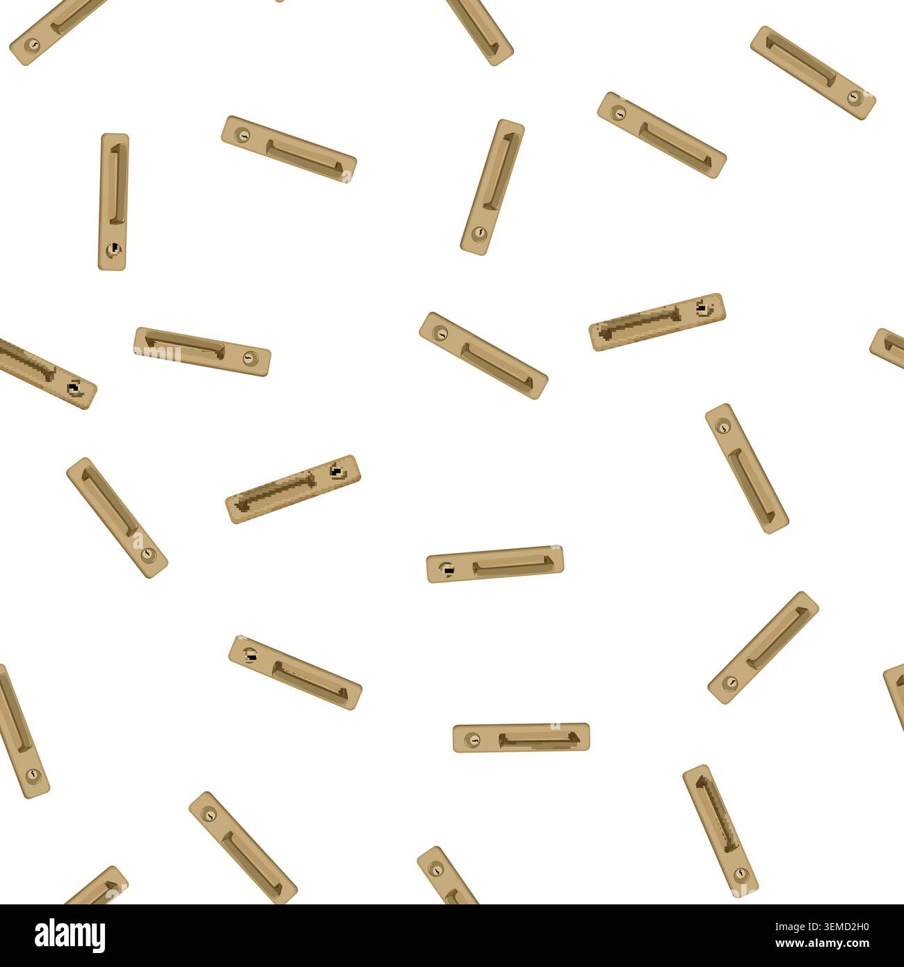 pattern open door handle cartoon vector Stock Vector