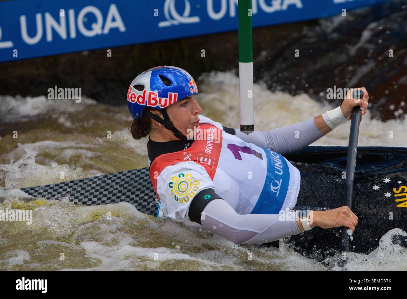 World Cup in water slalom in Prague - Troja on June 6, 2026. Pictured ...