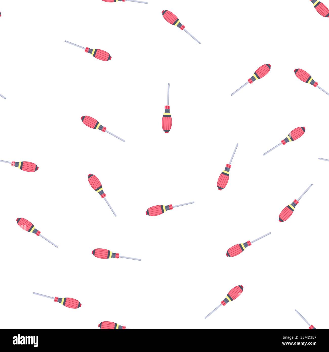 pattern home screwdriver cartoon vector Stock Vector