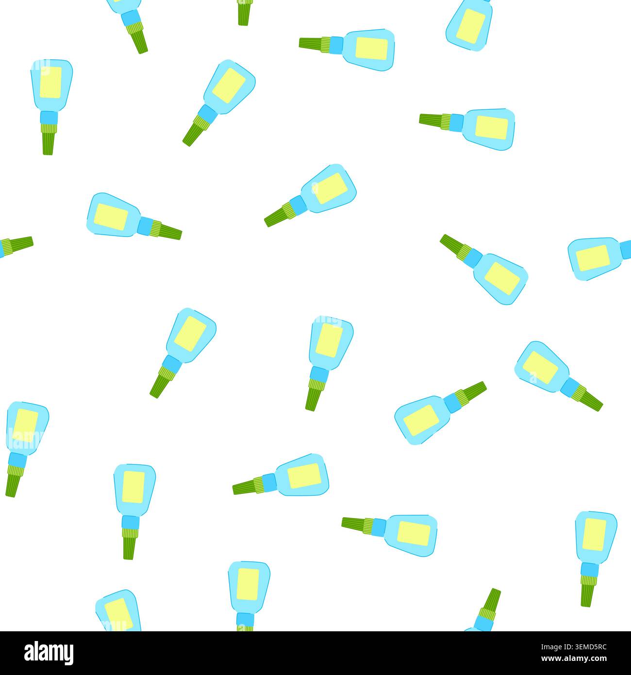 pattern repair glue bottle cartoon vector Stock Vector