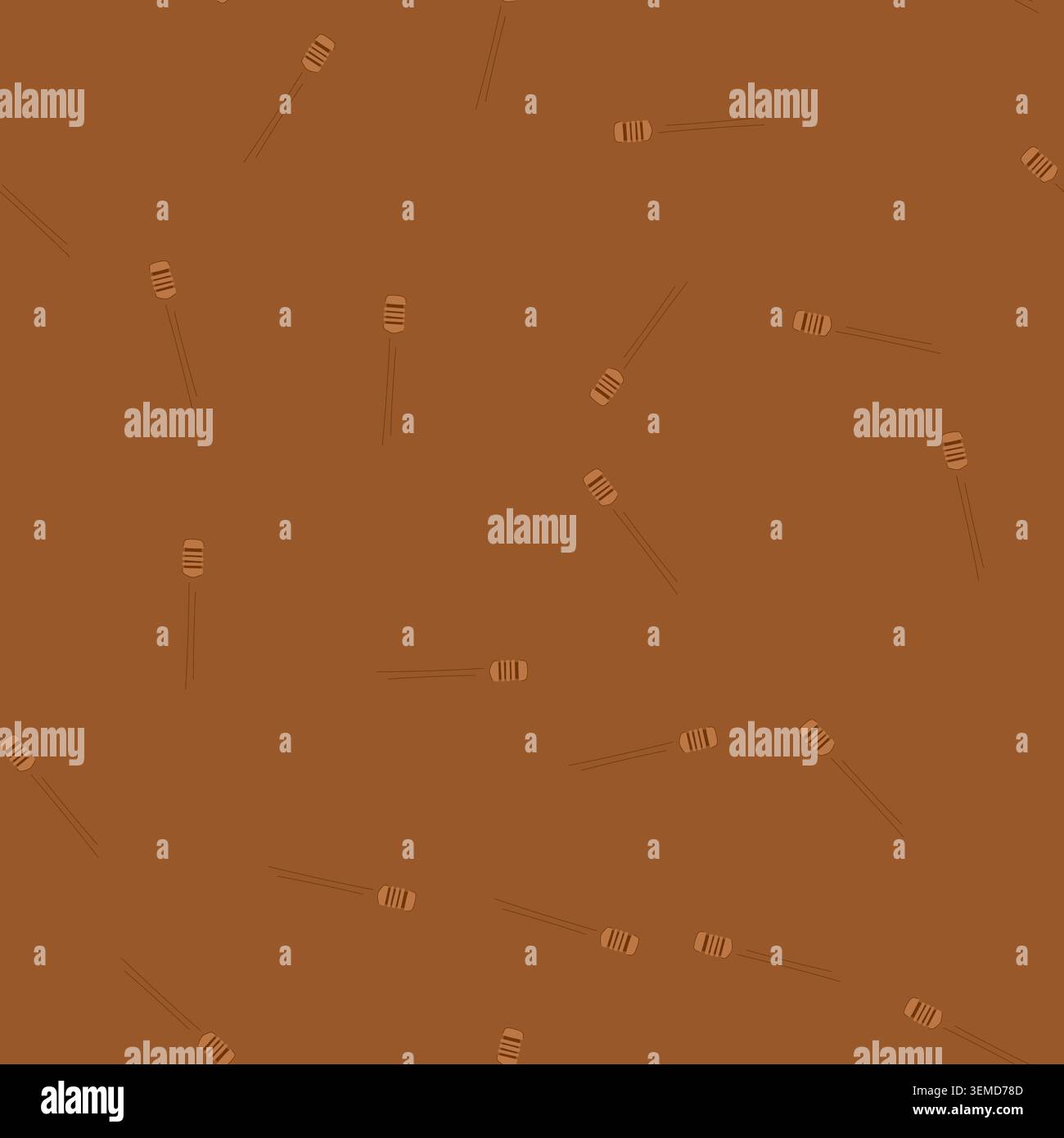 seamless pattern beekeeping honey dipper stick cartoon vector Stock Vector