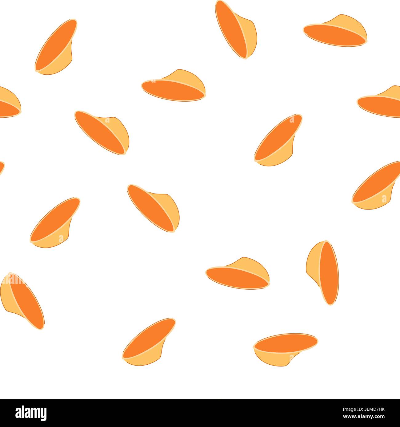pattern plastic sauce dipping bowl cartoon vector Stock Vector