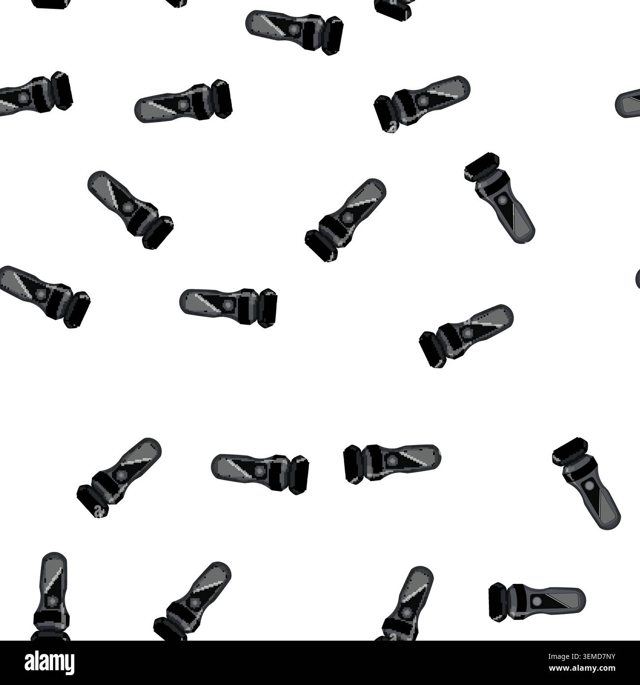 pattern male shaver electric cartoon vector Stock Vector