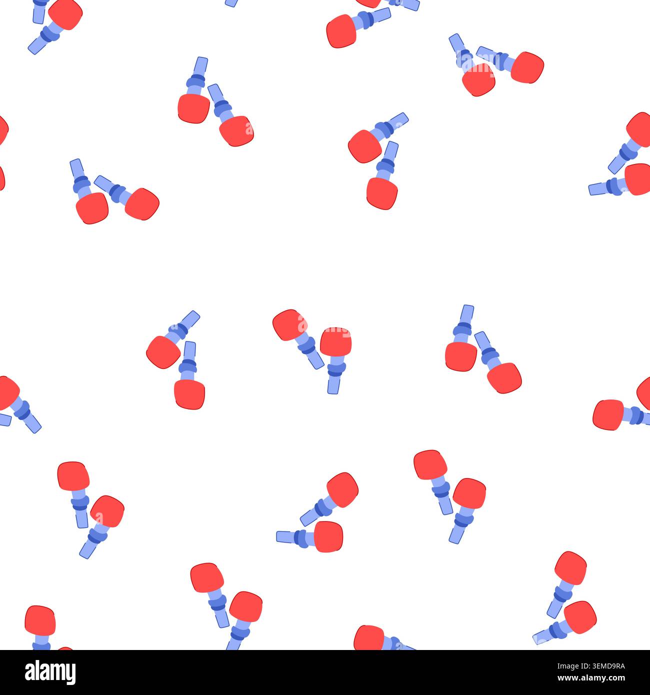 pattern safety earplug cartoon vector Stock Vector