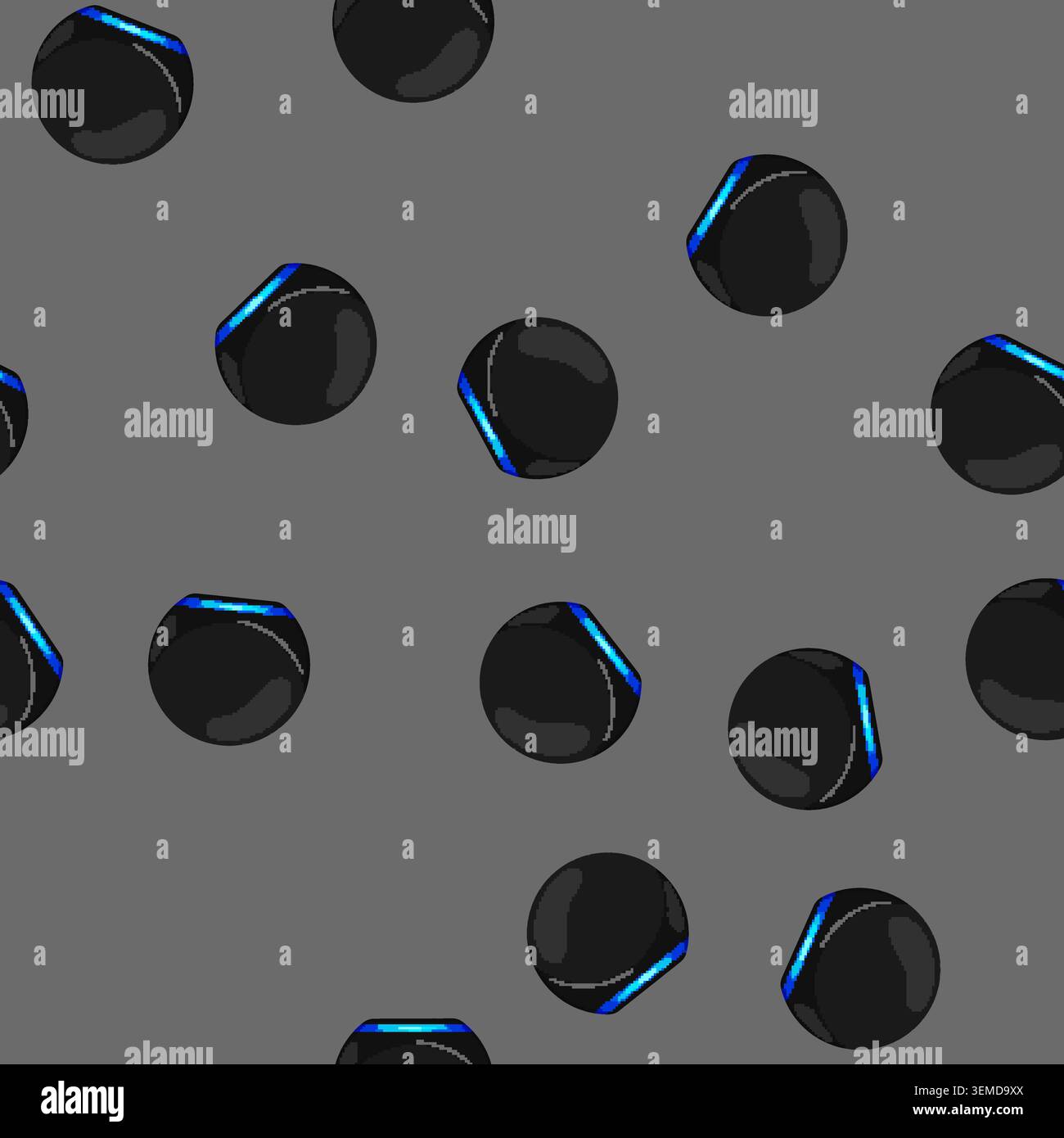 seamless pattern music smart speaker cartoon vector Stock Vector