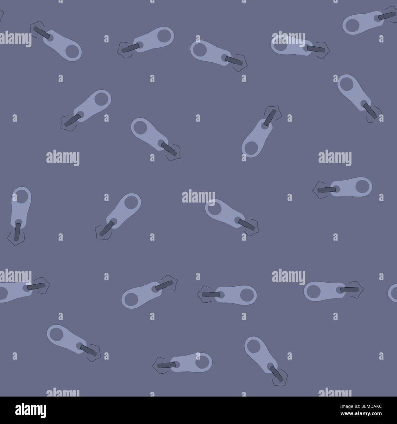 seamless pattern sketch zipper puller cartoon vector Stock Vector