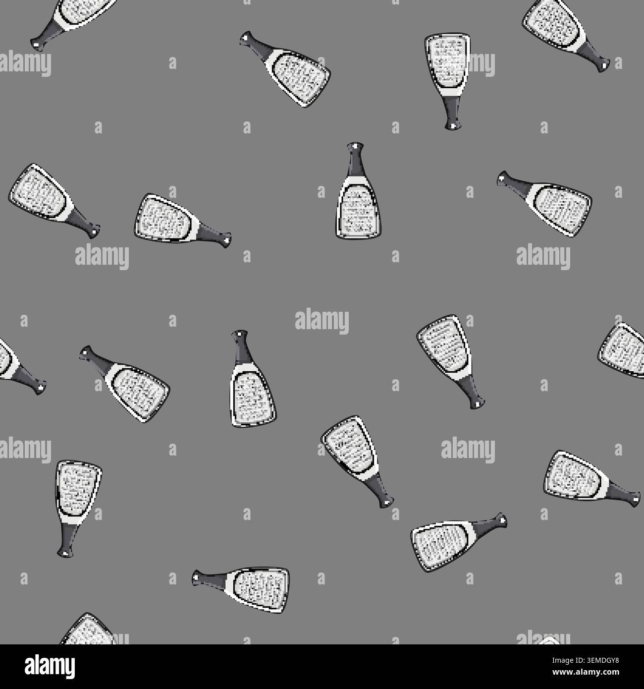 seamless pattern object grater cooking cartoon vector Stock Vector
