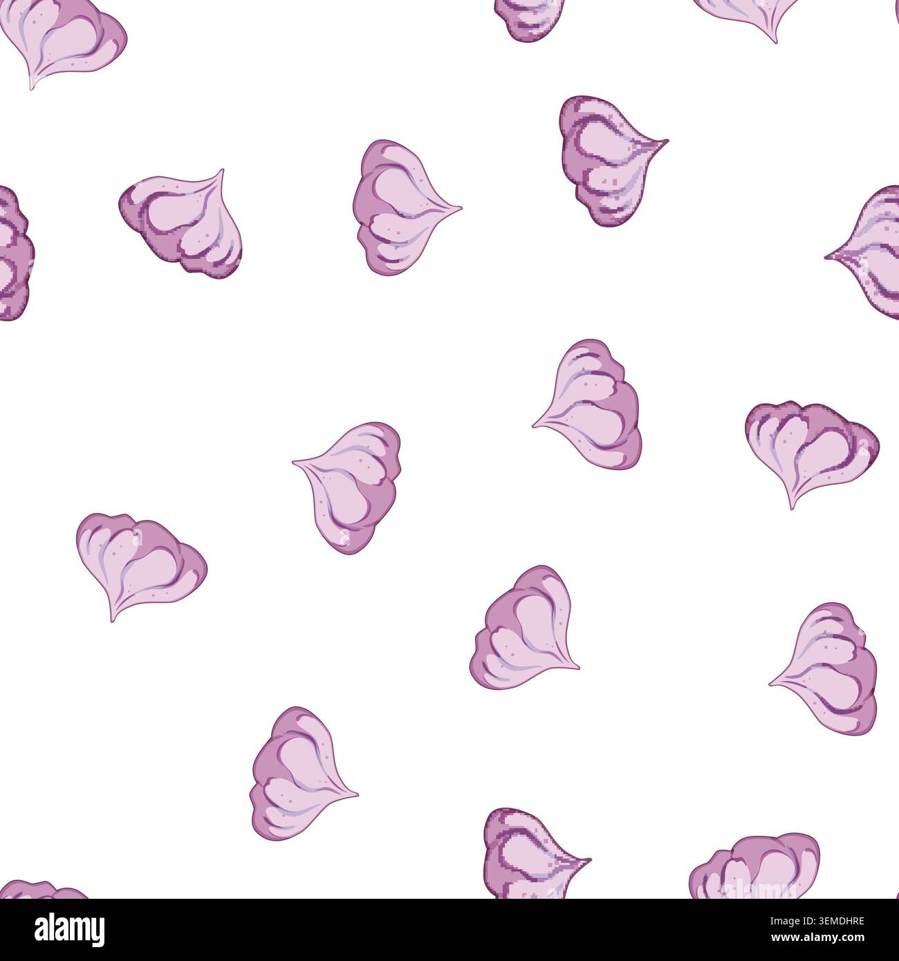 pattern lemon meringue cartoon vector Stock Vector