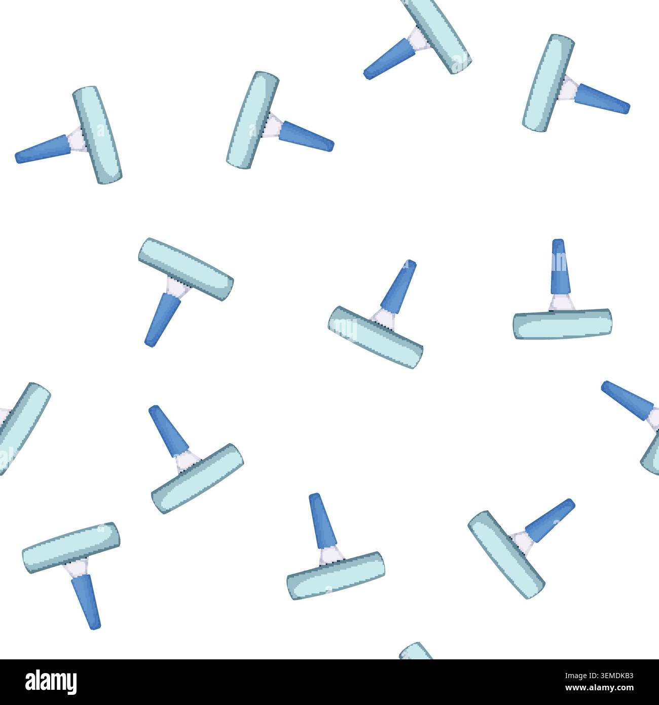 pattern clean squeegee glass color icon vector Stock Vector
