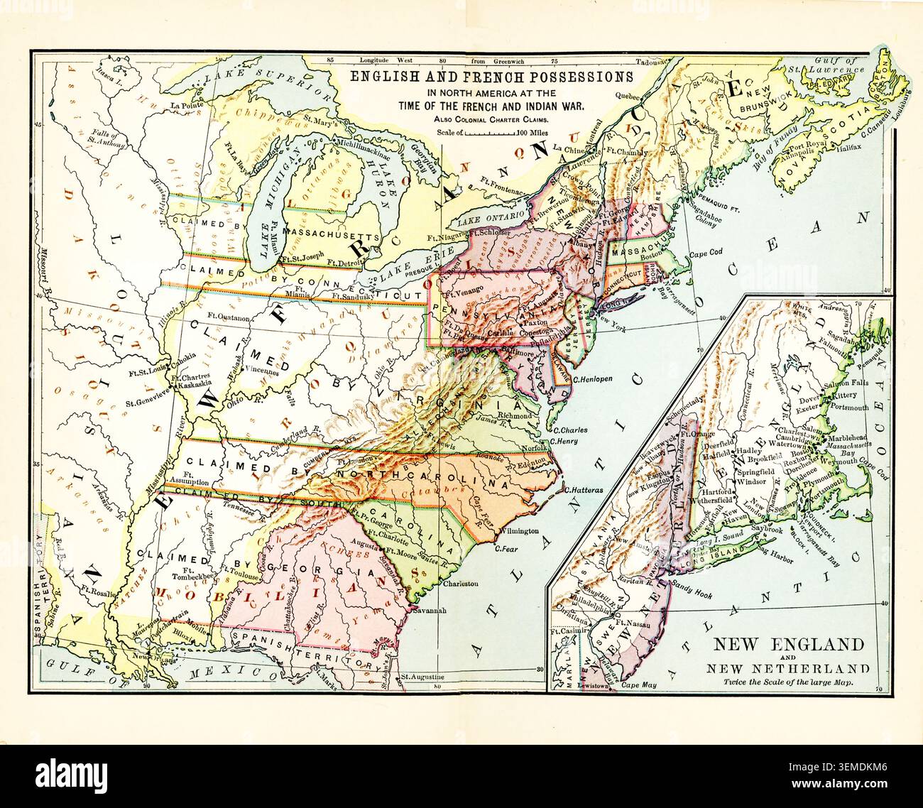 1700s map england hi-res stock photography and images - Alamy