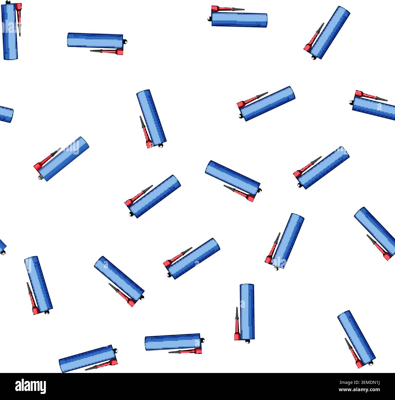 pattern Silicone sealant tube with applicator nozzle for construction Stock Vector
