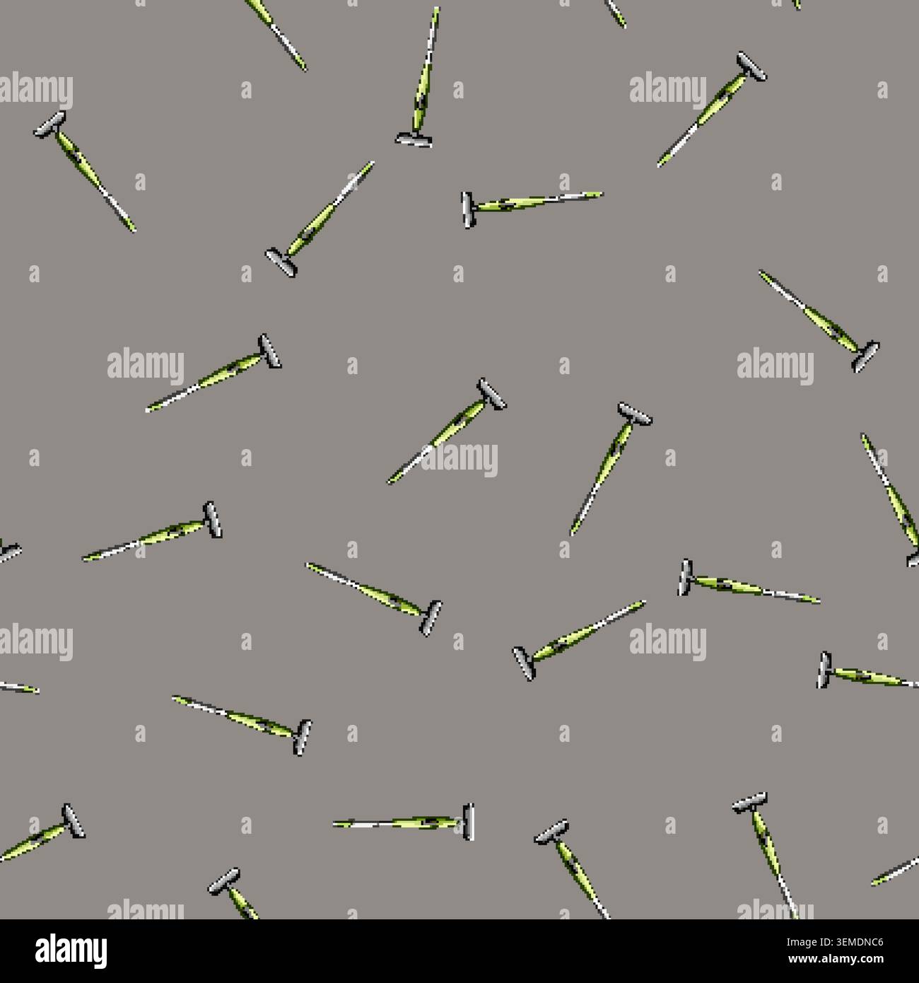seamless pattern vacuum electric mop cartoon vector Stock Vector