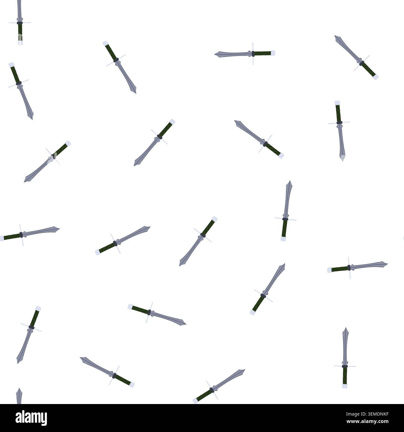 pattern ship viking sword cartoon vector Stock Vector