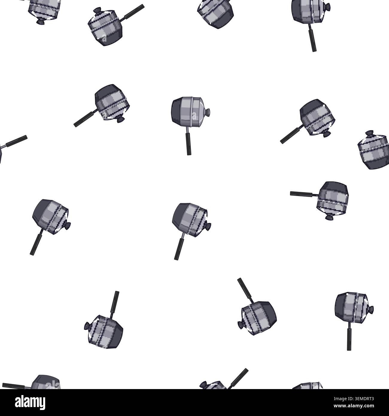 pattern making double boiler pan cartoon vector Stock Vector