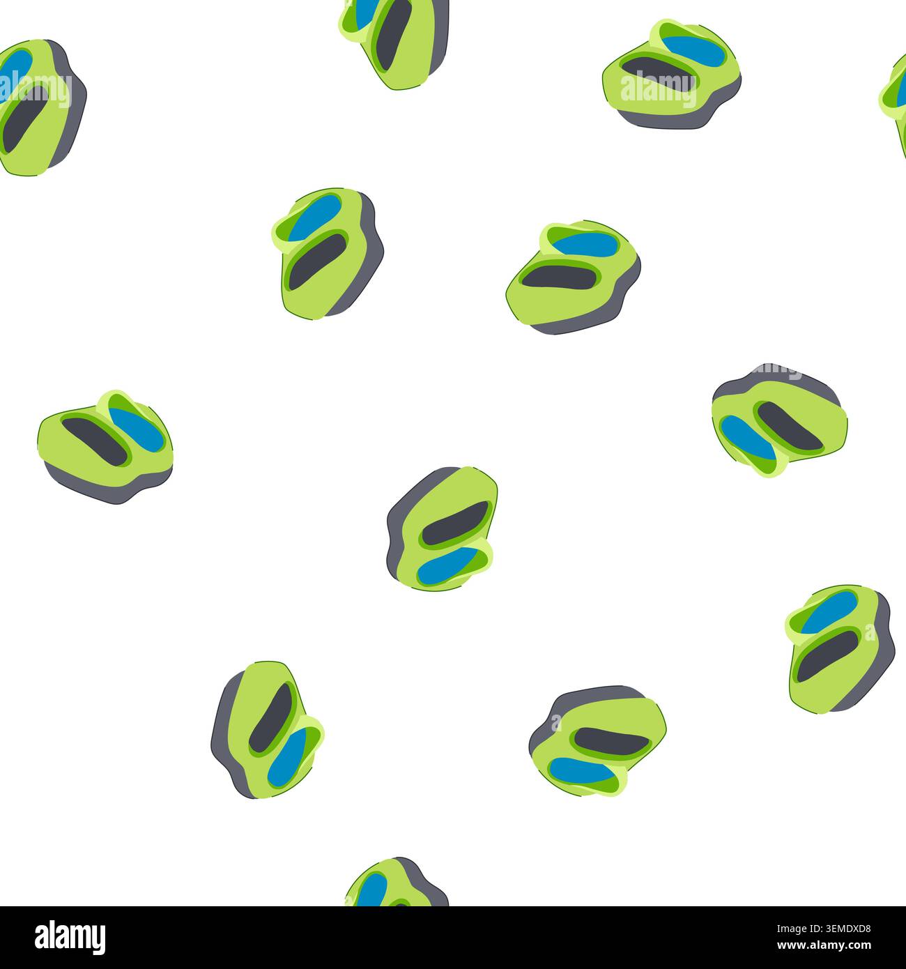 pattern polish shoe cleaning cartoon vector Stock Vector