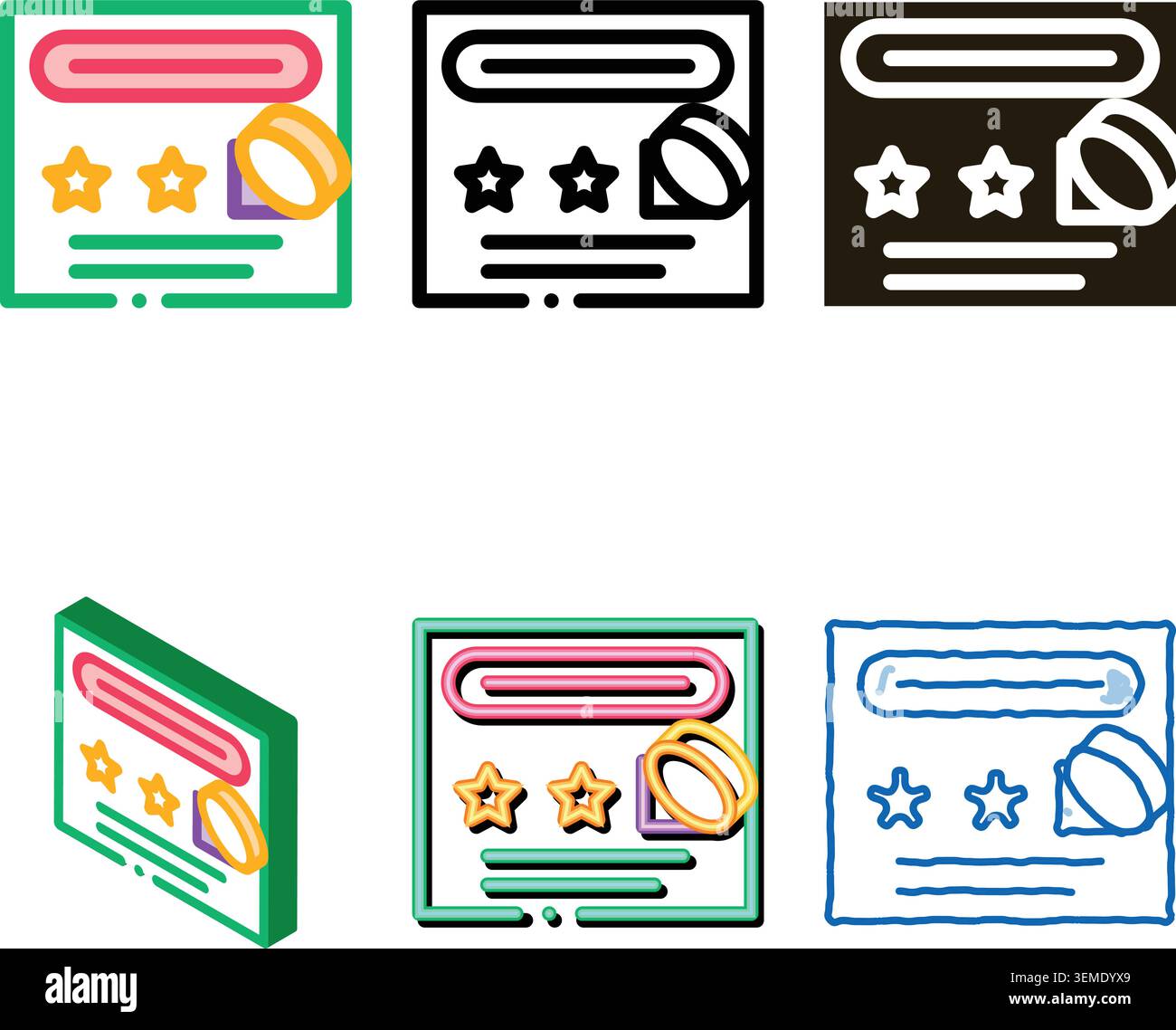 number guessing sheet simplified icon vector outline Stock Vector