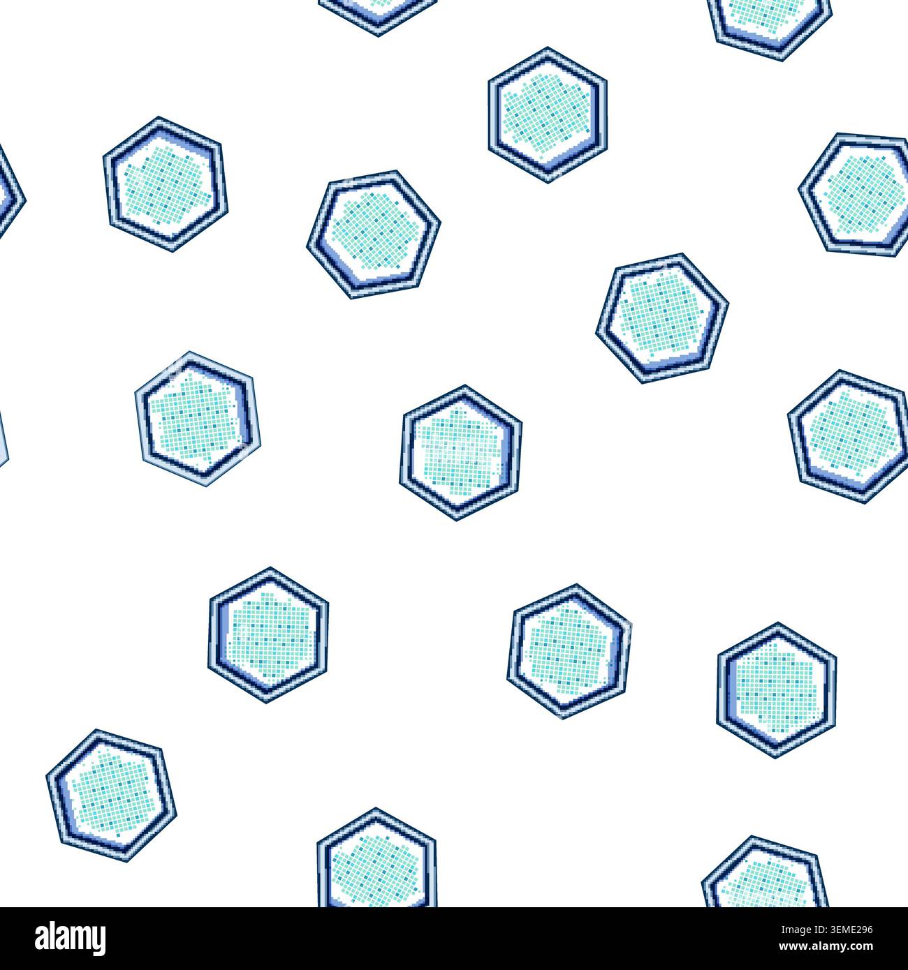 pattern side top view pool cartoon vector Stock Vector