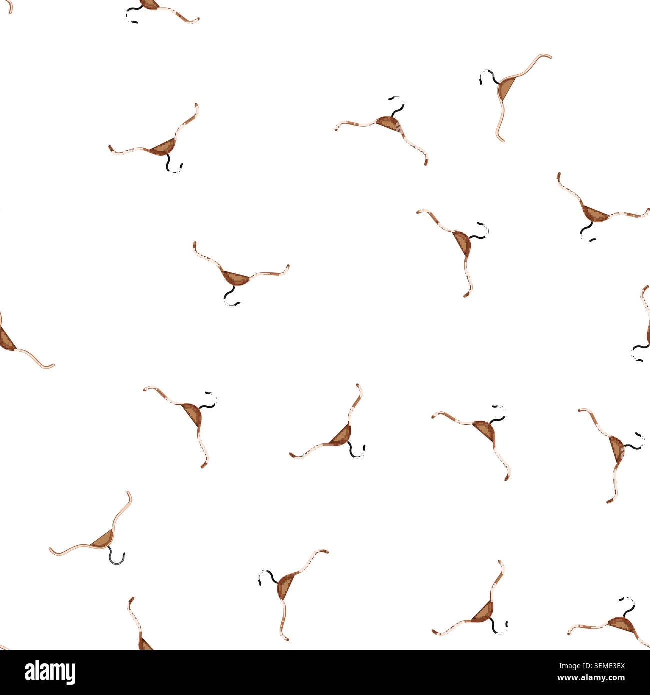 pattern store hanger clothes cartoon vector Stock Vector