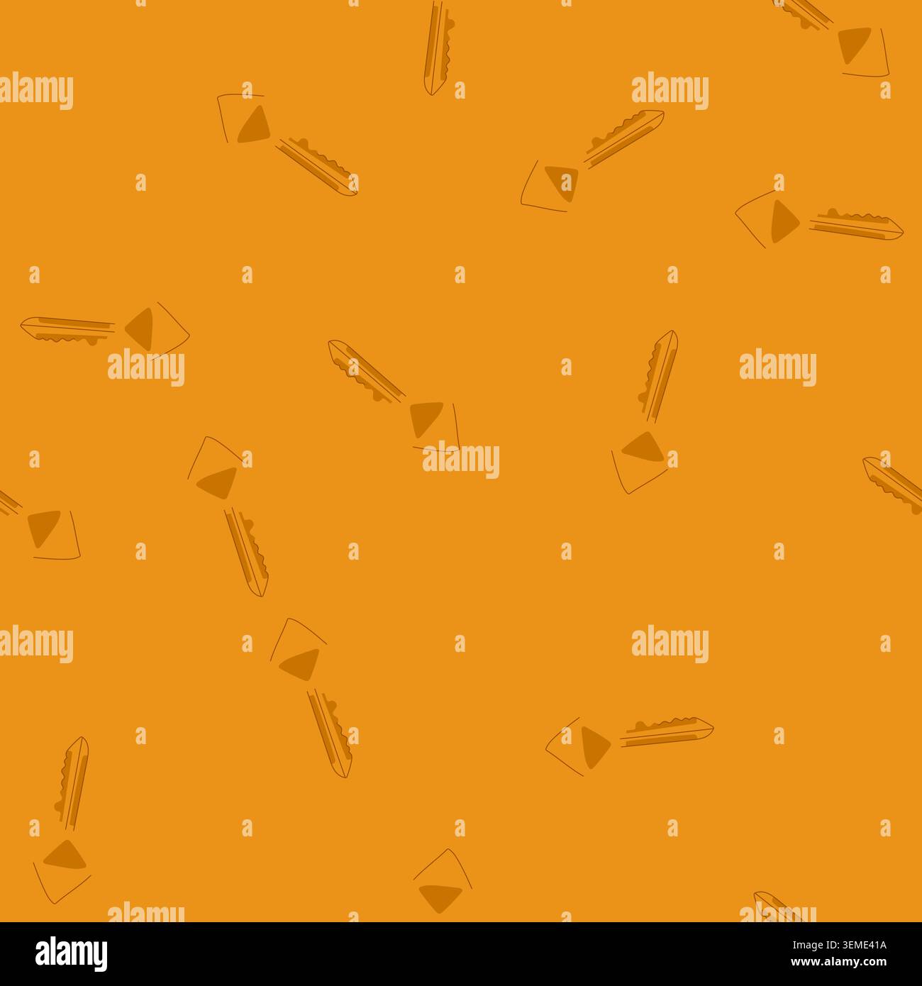 seamless pattern line key cartoon vector Stock Vector