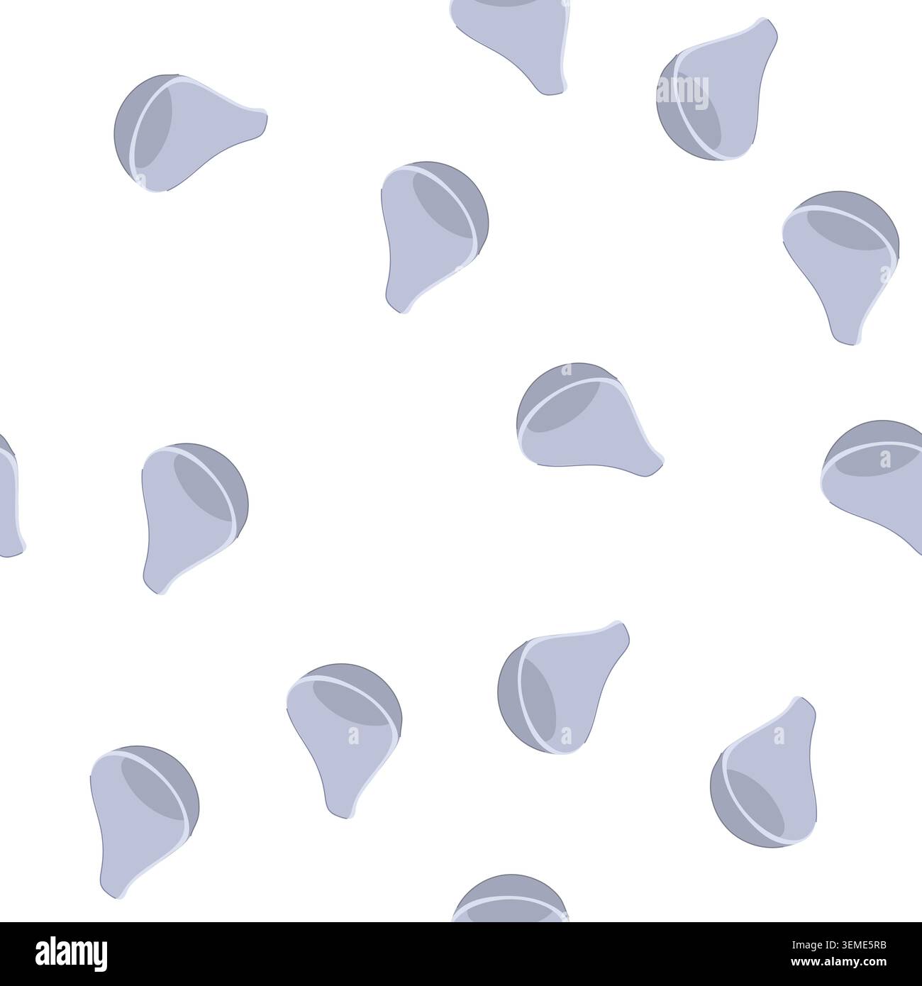 pattern serveware sauce dipping bowl cartoon vector Stock Vector