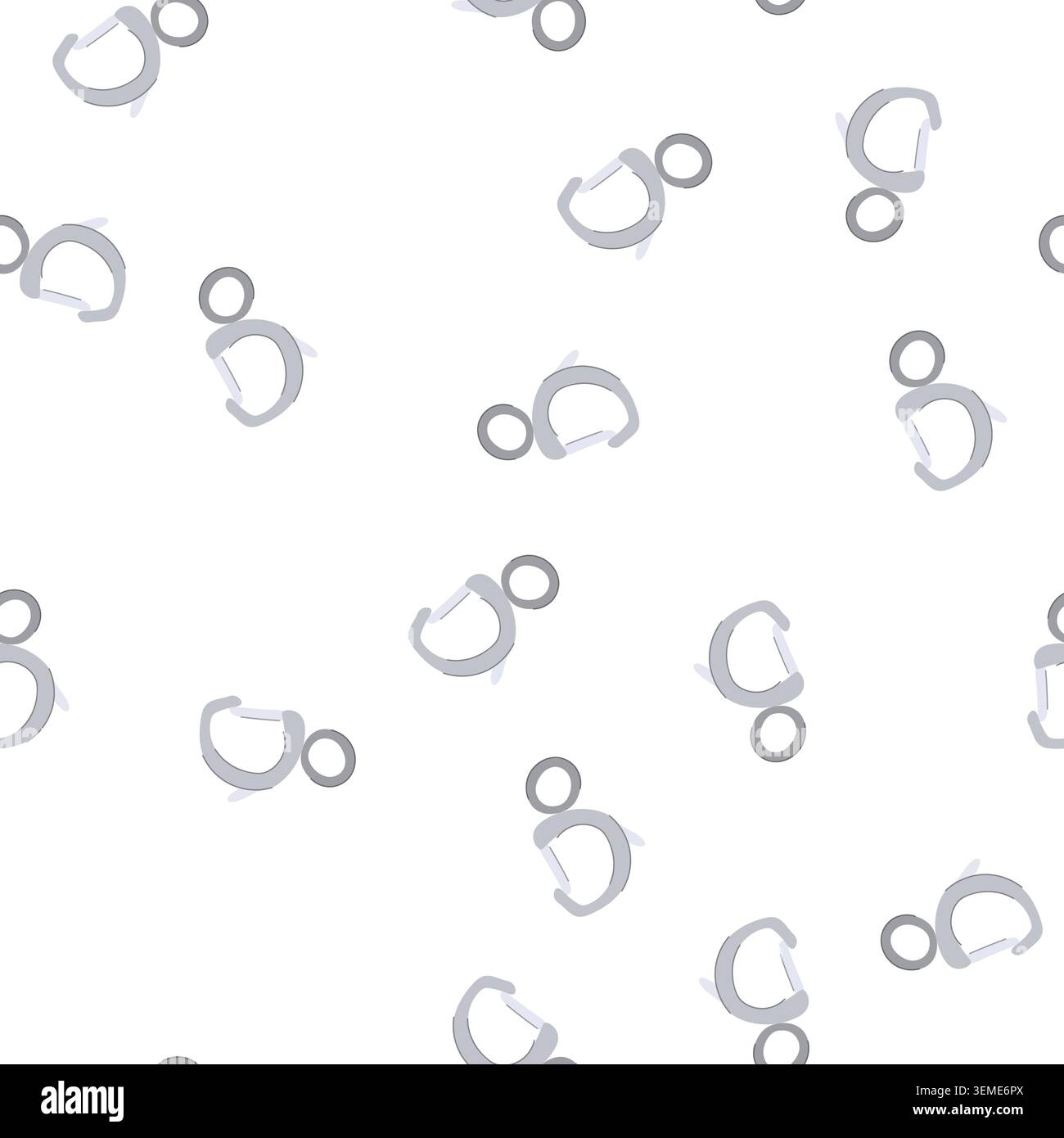 pattern hook clasp jewelry cartoon vector Stock Vector