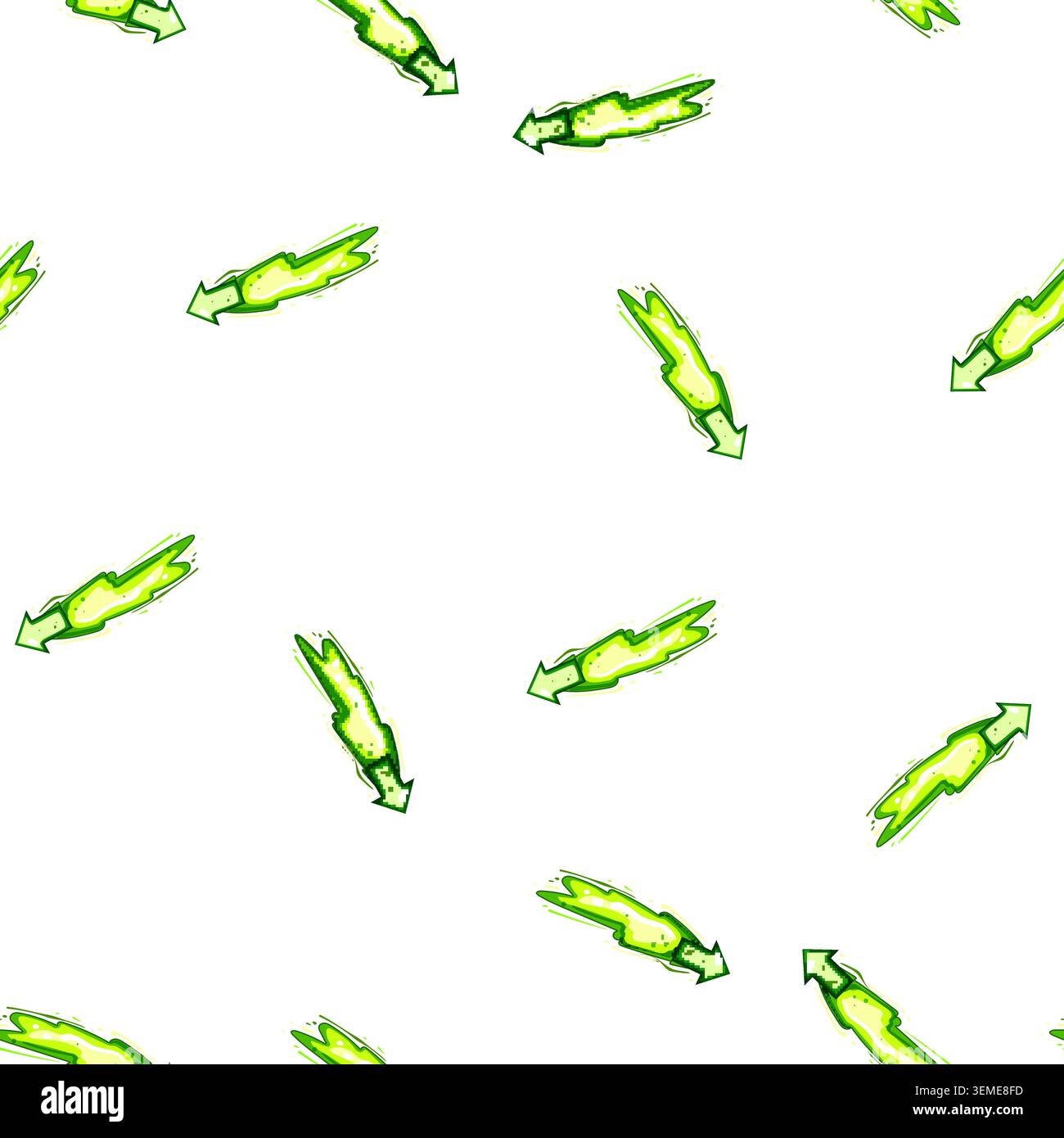 pattern effect projectile game cartoon vector Stock Vector