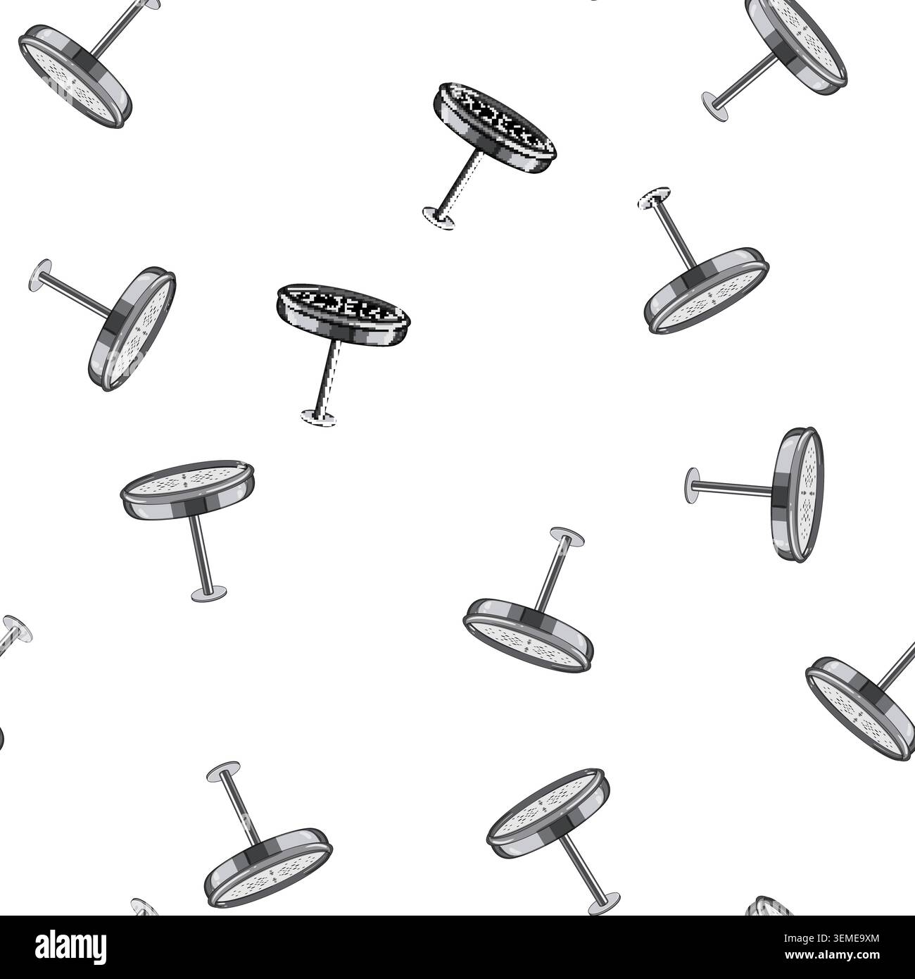 pattern falling shower head cartoon vector Stock Vector