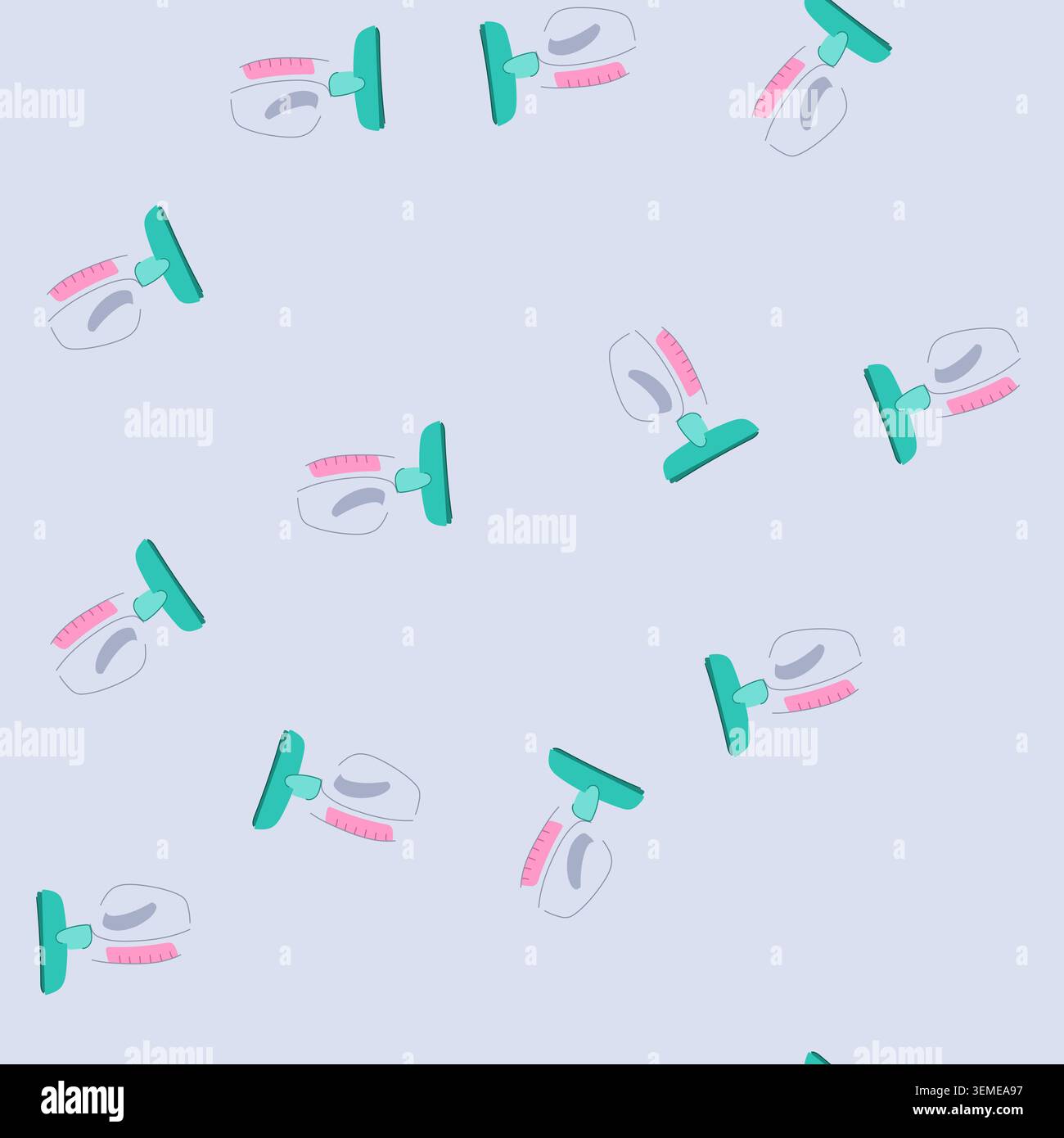 seamless pattern cleaner window glass cleaning cartoon vector Stock Vector
