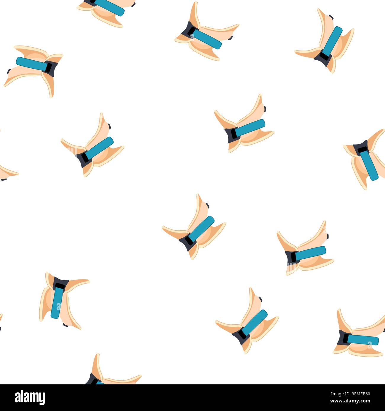 pattern immobilization cervical neck collar cartoon vector Stock Vector