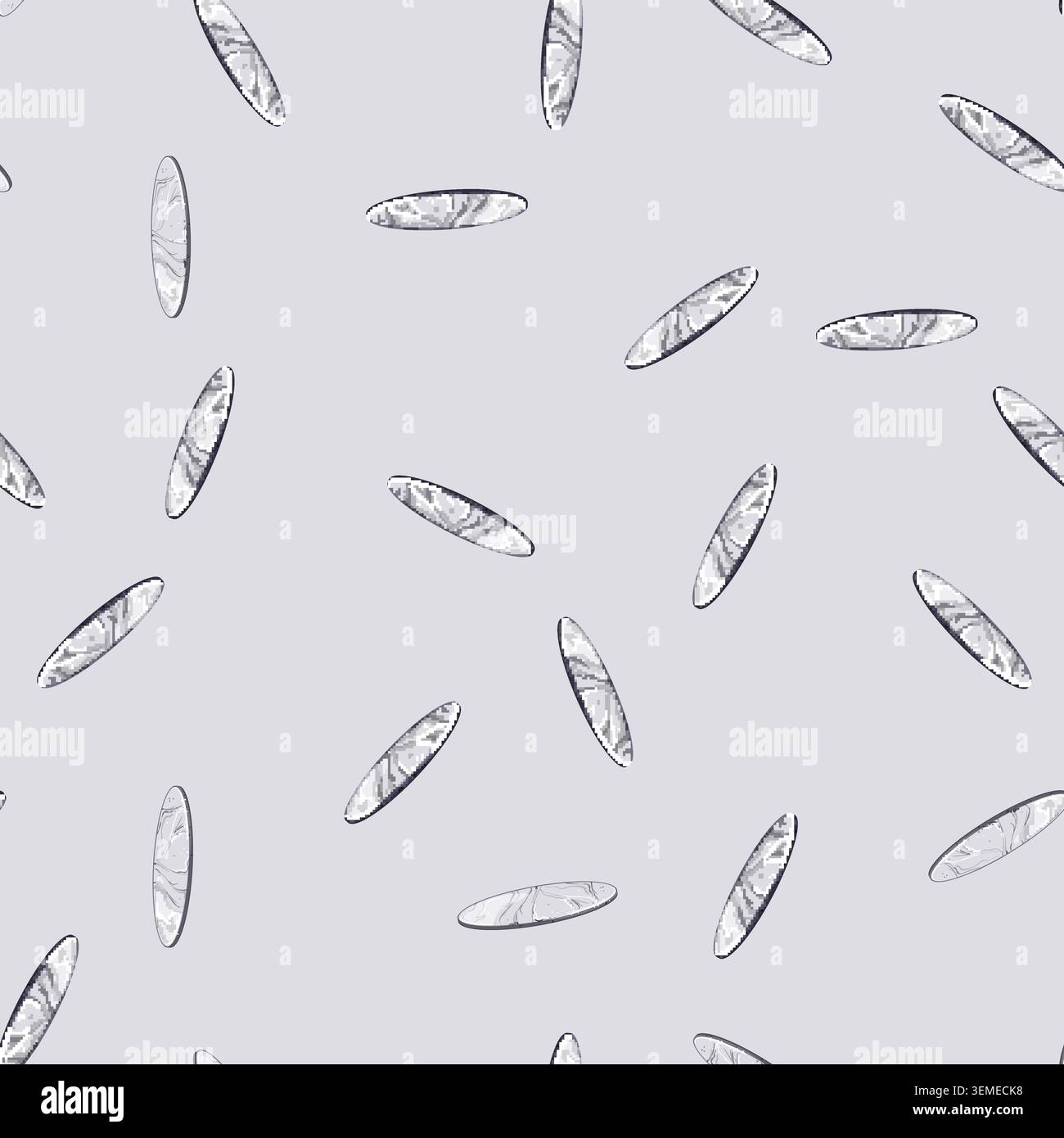 seamless pattern stone marble tray cartoon vector Stock Vector