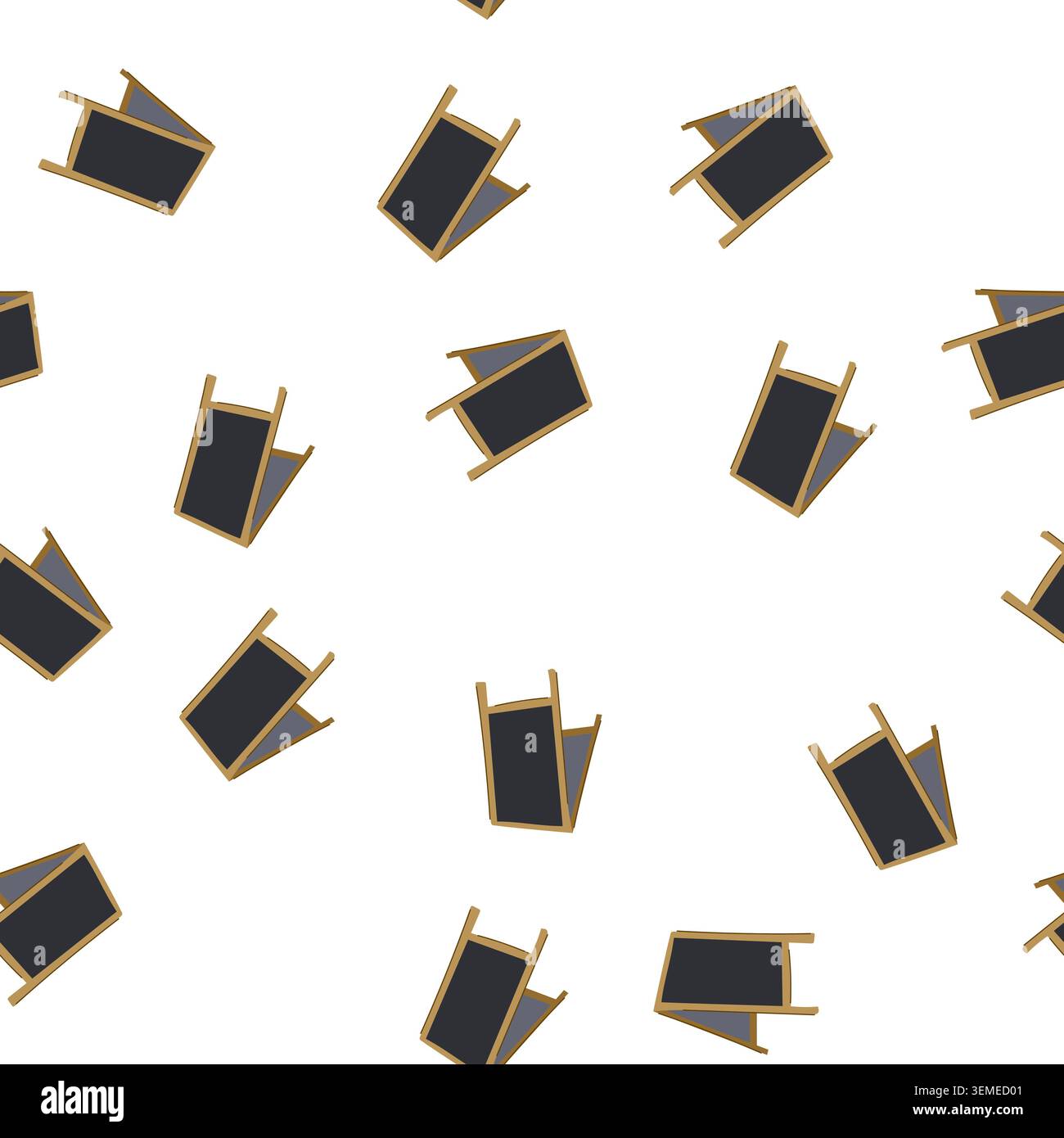 pattern sign outdoor chalkboard cartoon vector Stock Vector