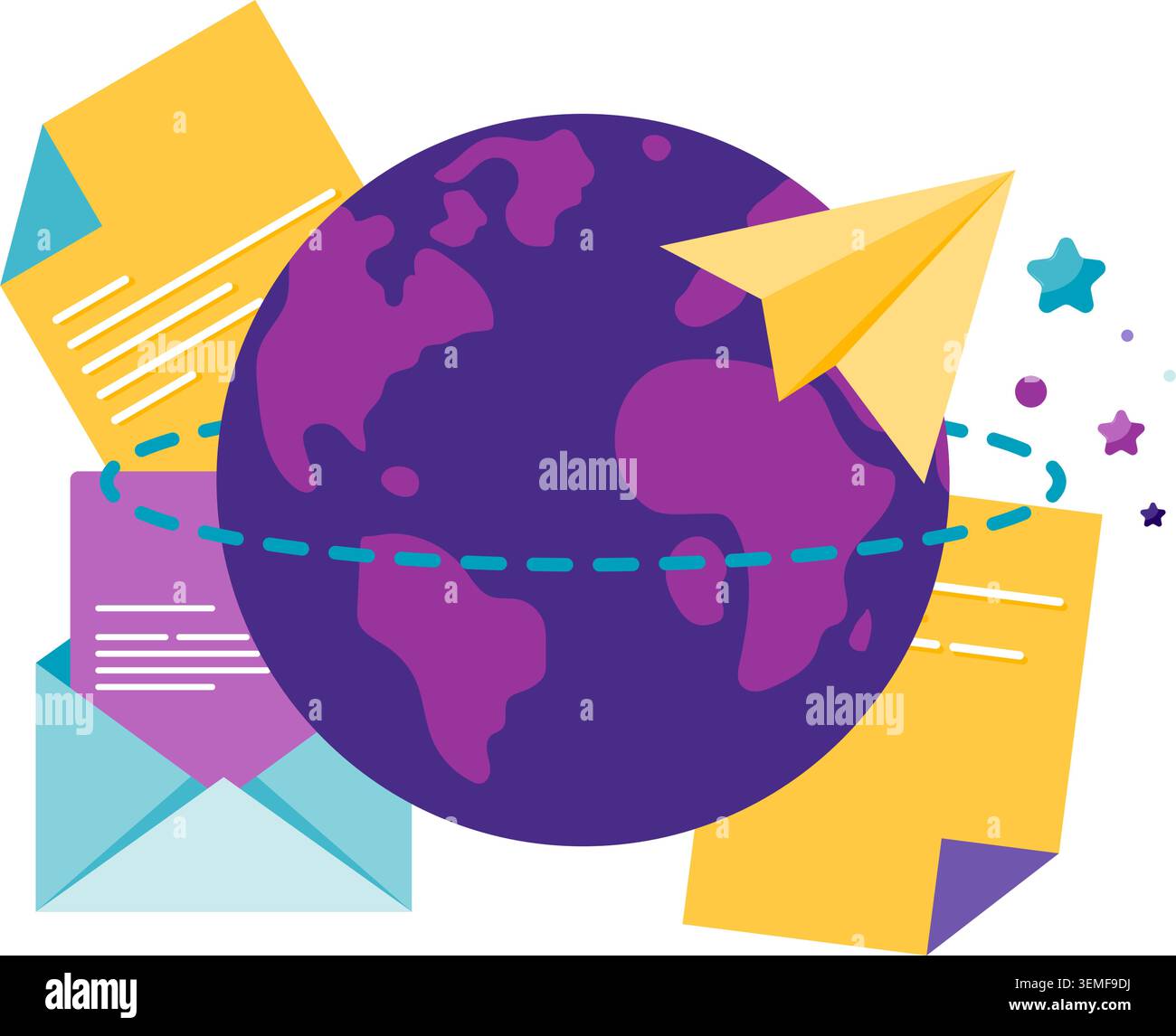 communication network, instant chat Stock Vector