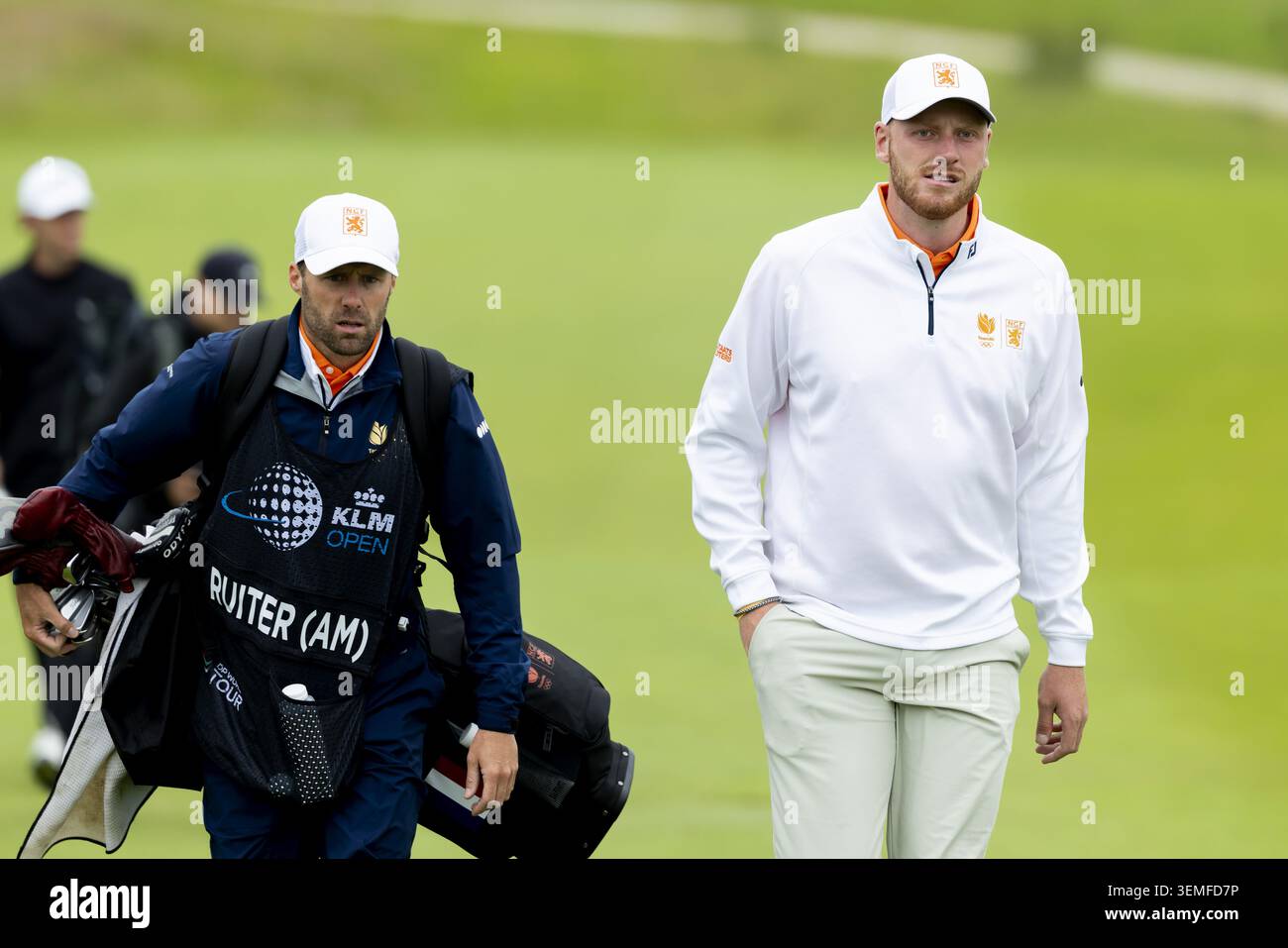 BADHOEVEDORP - Nevill Ruiter in action on the final day of the KLM Open ...