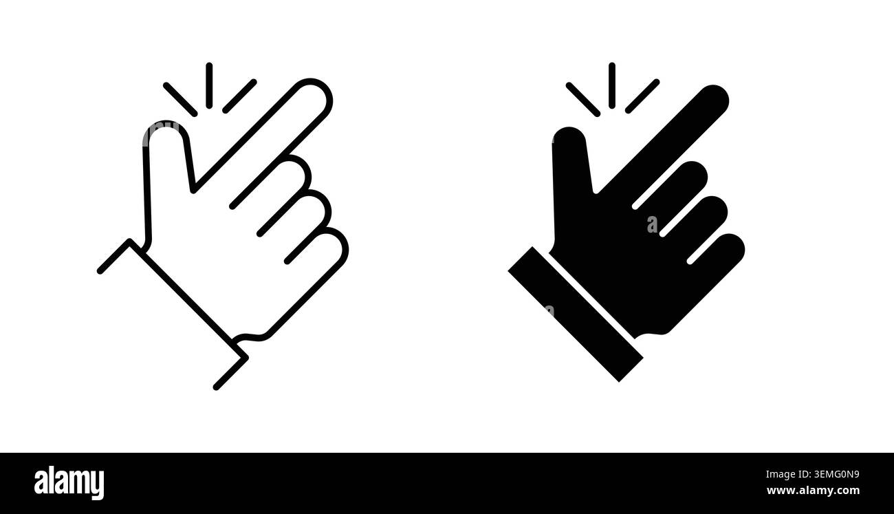 Easy icon Illustration designs pack for Web. Stock Vector