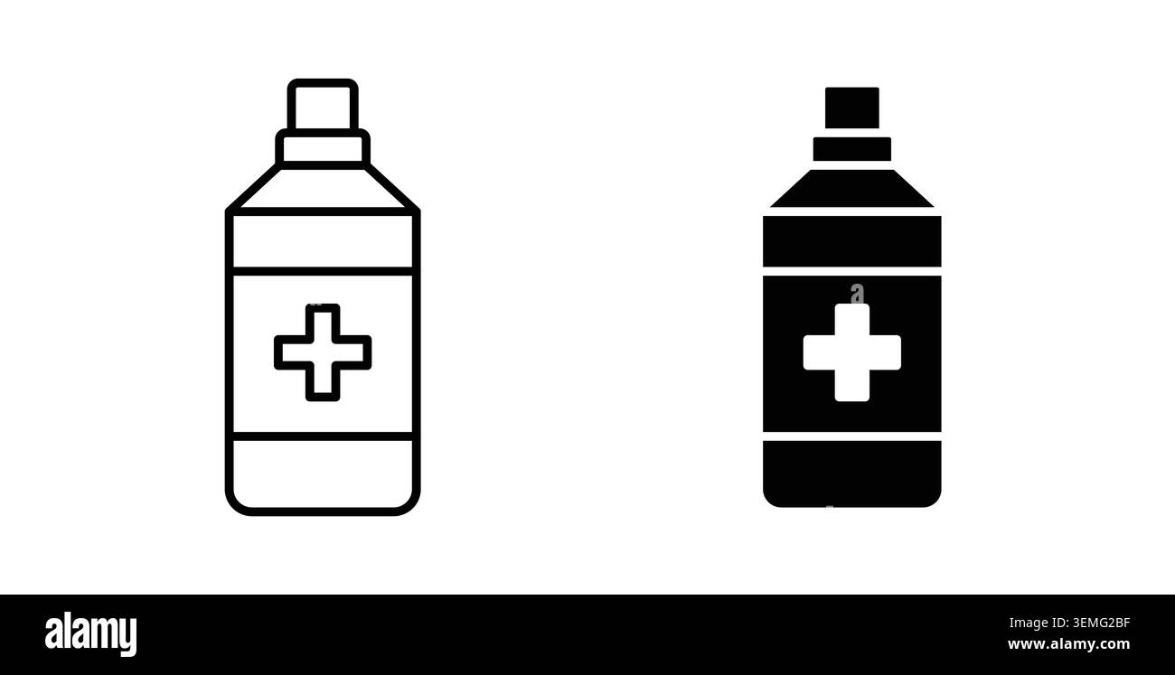 Medical pump icon Illustration designs pack for Web. Stock Vector