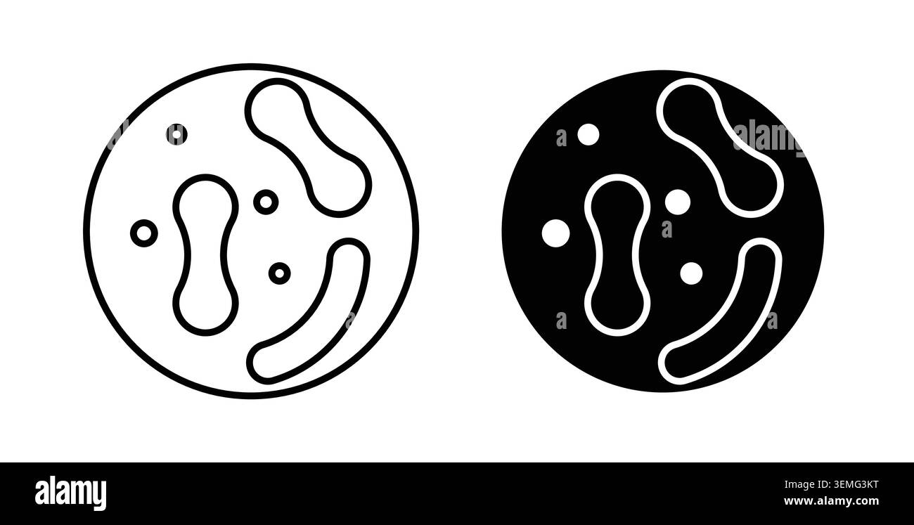 Probiotics icon Illustration designs pack for Web. Stock Vector