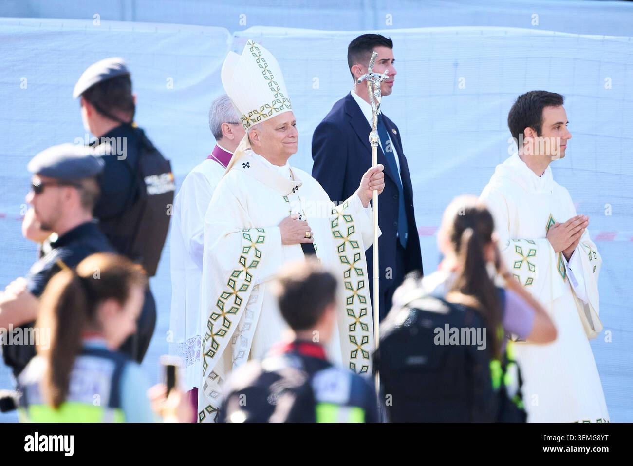 Pope Leo XIV (Papa Leon XVI, Robert Francis Prevost) attends Corpus ...