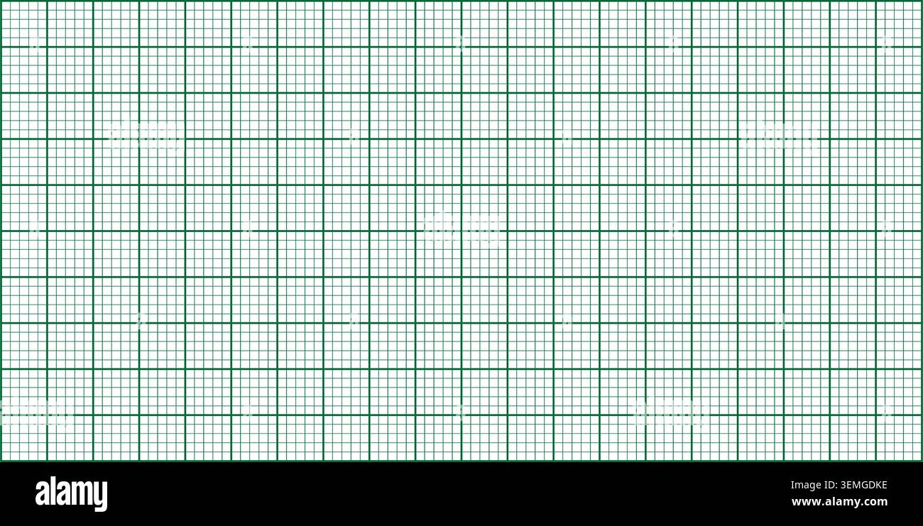 Seamless blueprint grid pattern, mathematical square coordinate paper texture . Stock Vector
