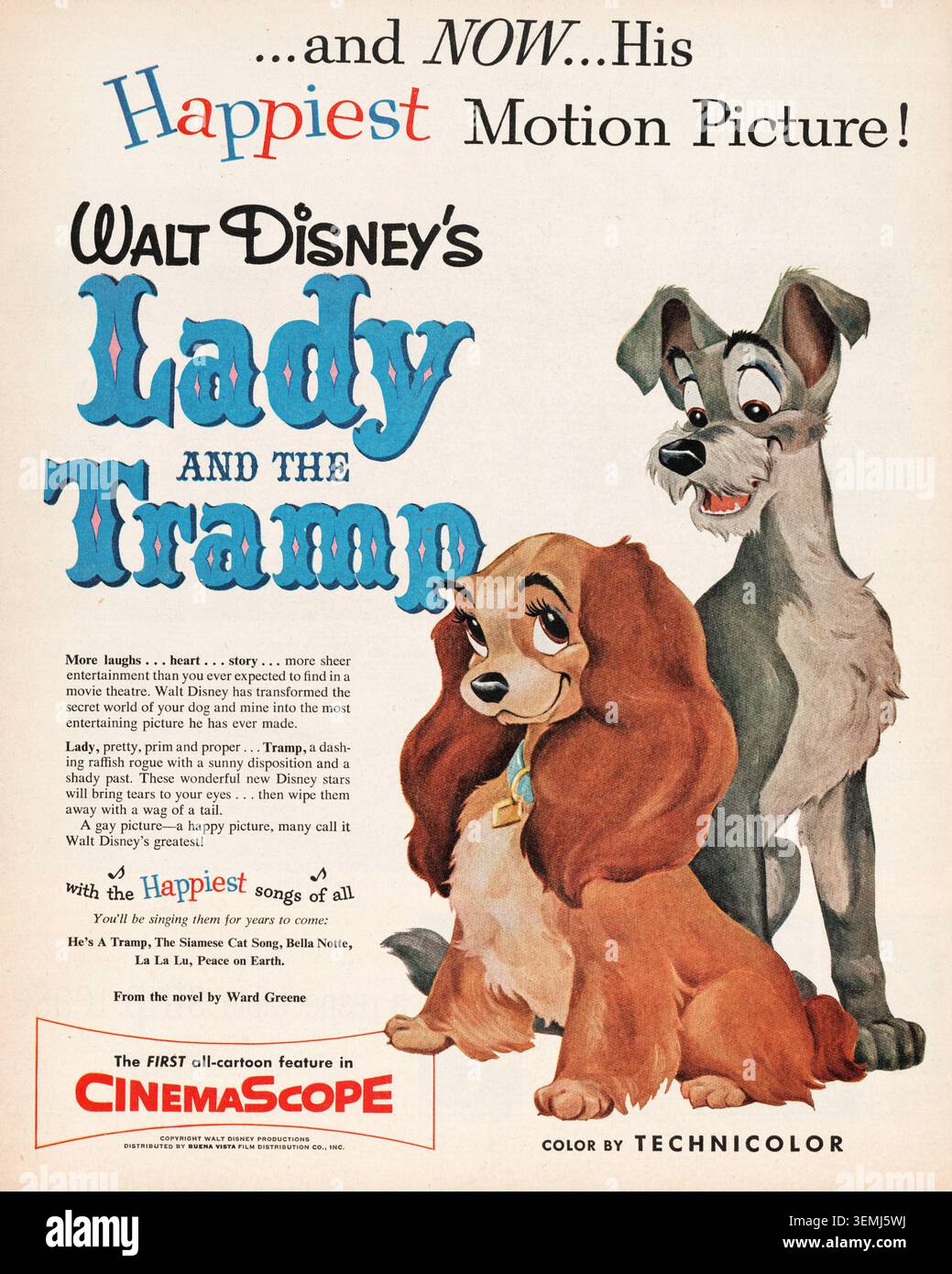 The lady and the tramp disney hi-res stock photography and images