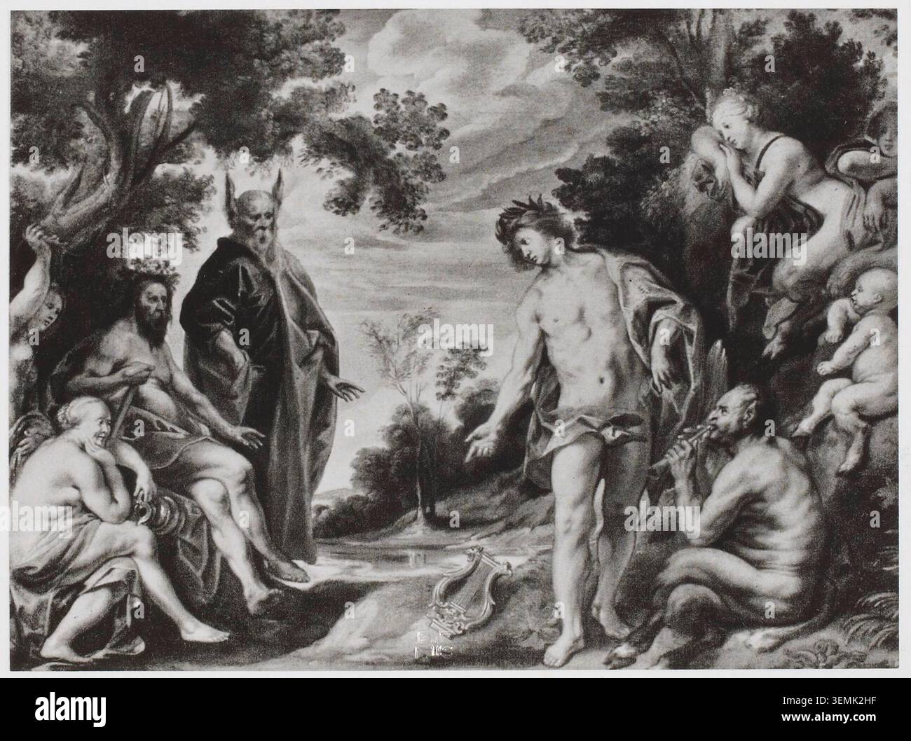 This press photograph records ''Le Jugement de Midas'' by Jacob ...