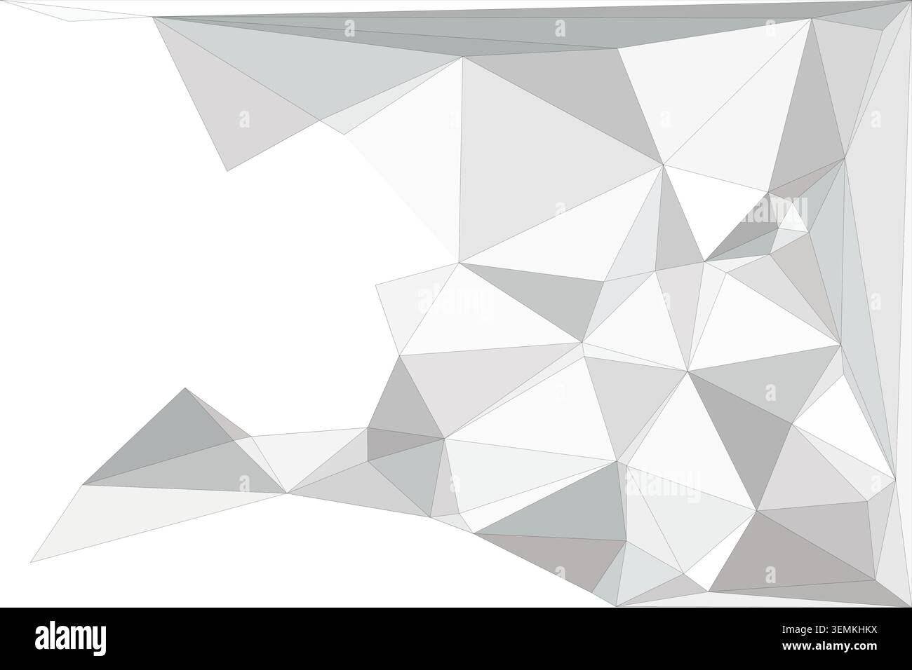 Complex geometric pattern on white background with black dots and lines creating an intricate network, symbolizing connectivity and digital technology Stock Vector