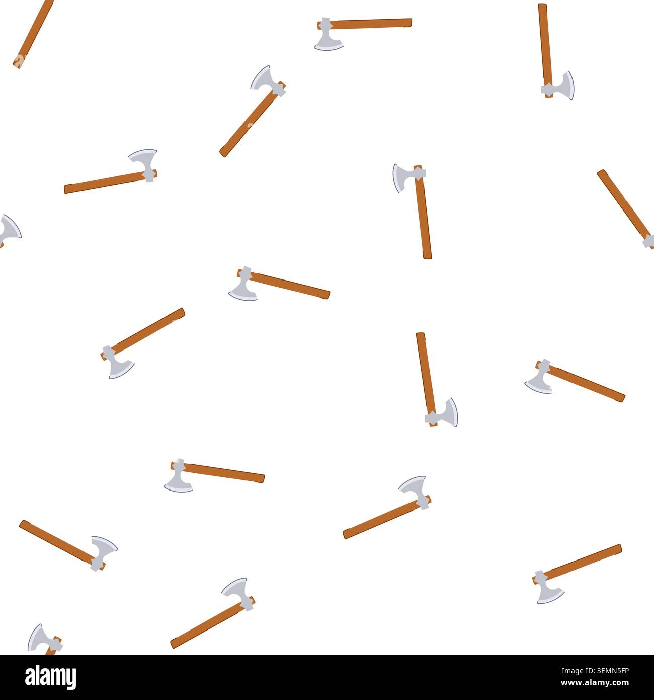pattern ship viking axe cartoon vector Stock Vector