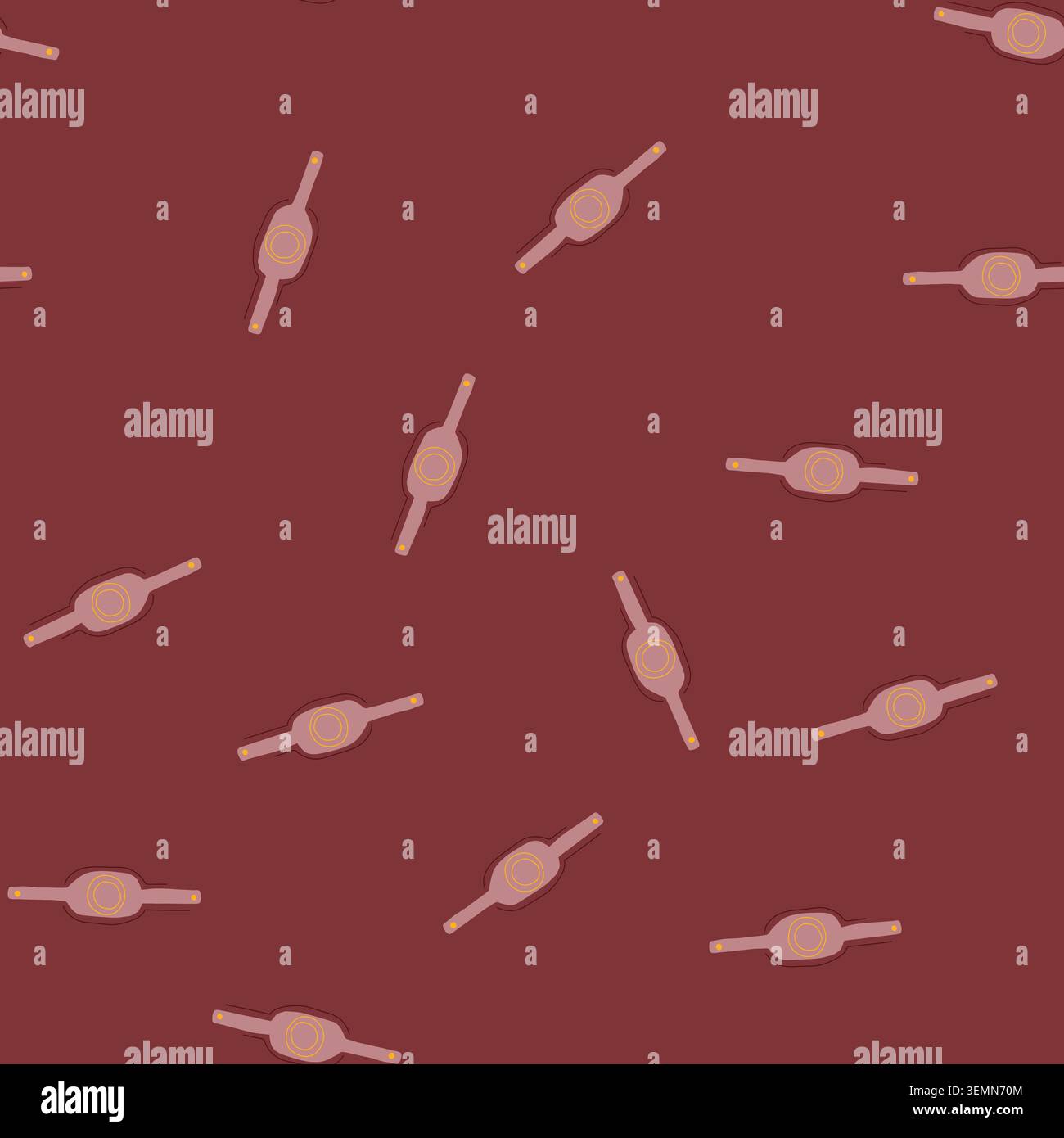 seamless pattern heat silicone baking mat cartoon vector Stock Vector