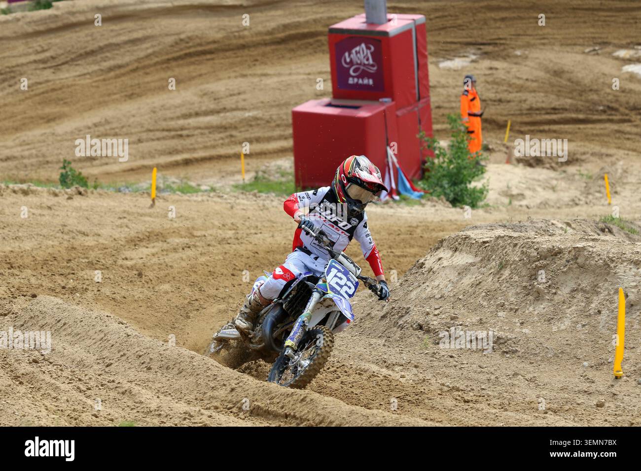 Damir Shumilovsky (122) during The 4th stage of the Russian RGP MX ...