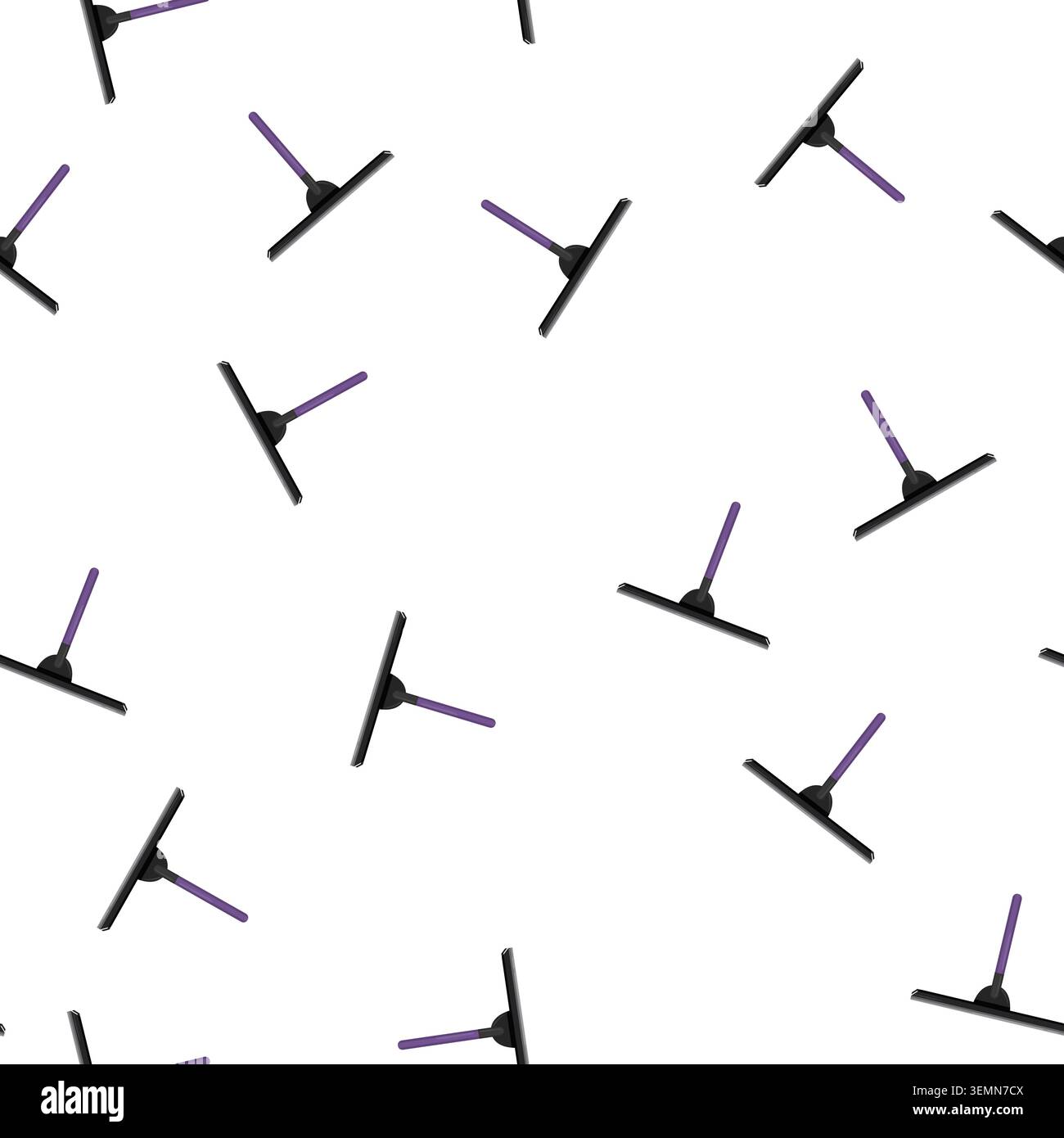 pattern window squeegee glass color icon vector Stock Vector