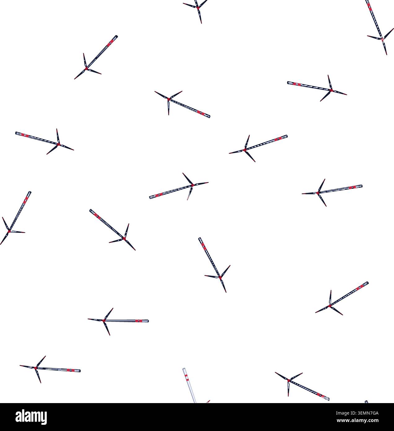 pattern power wind turbine cartoon vector Stock Vector