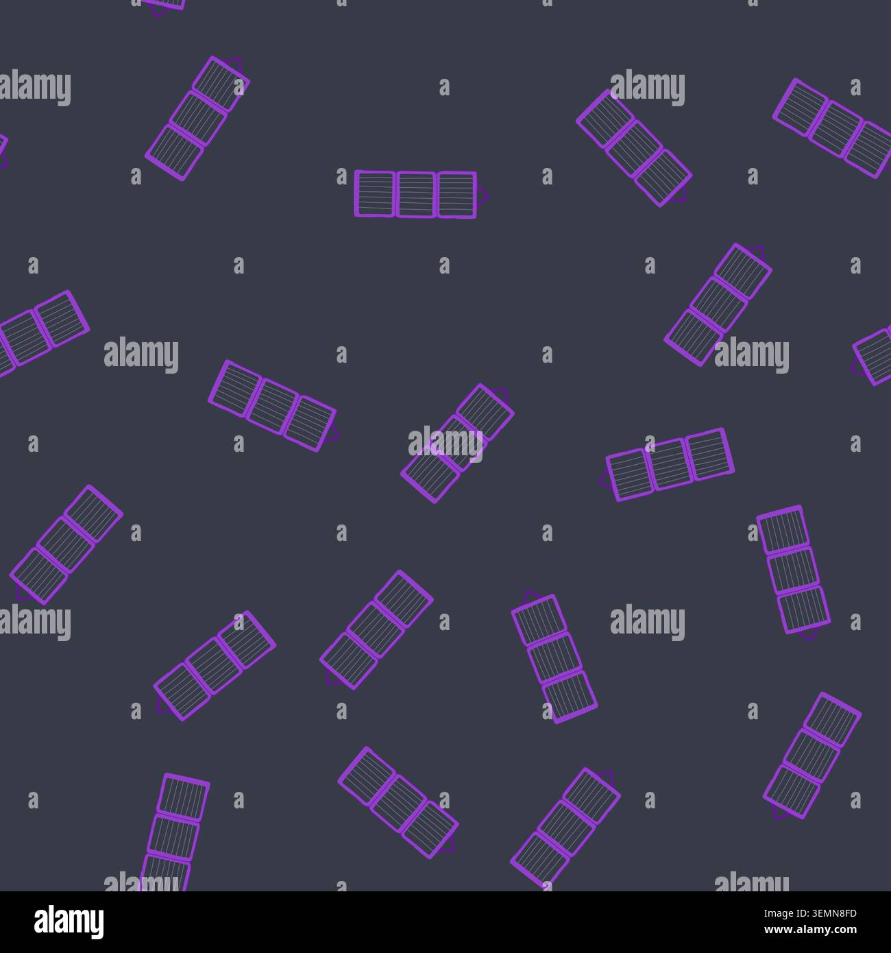 seamless pattern battery solar charger cartoon vector Stock Vector