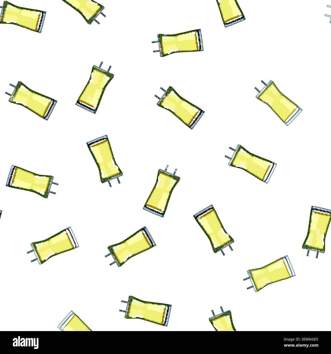 pattern hydration iv drip bag cartoon vector Stock Vector