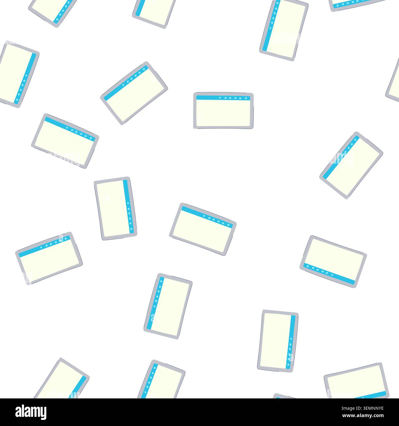 pattern school interactive smartboard cartoon vector Stock Vector